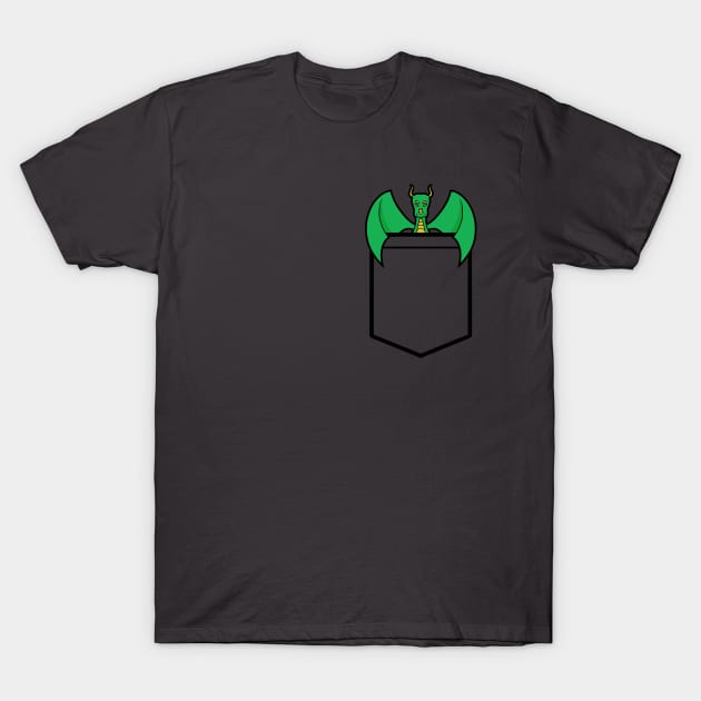 Dragon in Your Pocket T-Shirt by inatorinator